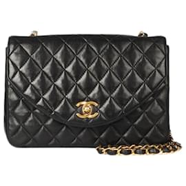 Chanel-Chanel Matelassé Coco Single Flap Bag-Black