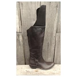 Autre Marque-Boots-Dark brown