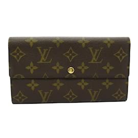 Louis Vuitton-Louis Vuitton Brown Bi-Fold Long Wallet-Brown