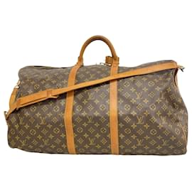 Louis Vuitton-Louis Vuitton Monogram Keepall Bandouliere 60-Brown
