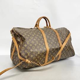 Louis Vuitton-Louis Vuitton Monogram Keepall Bandouliere 60-Brown