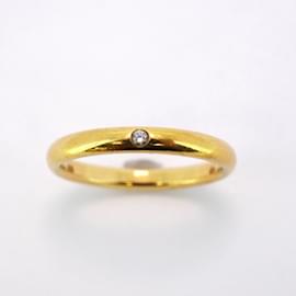 Tiffany & Co-Tiffany 18K Yellow Gold Diamond Band Ring-Other