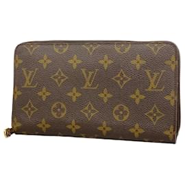 Louis Vuitton-Louis Vuitton Long Wallet Monogram Zippy Organizer-Brown