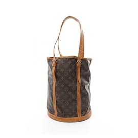 Louis Vuitton-Louis Vuitton Bucket GM Monogram Shoulder Bag-Brown