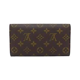 Louis Vuitton-Porte-monnaie Monogram Louis Vuitton-Marron,Monogramme