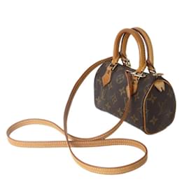 Louis Vuitton-Louis Vuitton Mini Speedy Boston Bag-Brown,Monogram