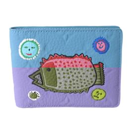 Louis Vuitton-Louis Vuitton Yayoi Kusama My Eternal Soul Wallet-Light blue,Monogram