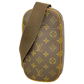 Louis Vuitton-Louis Vuitton Monogram Pochette Ganjou Sling Bag-Brown
