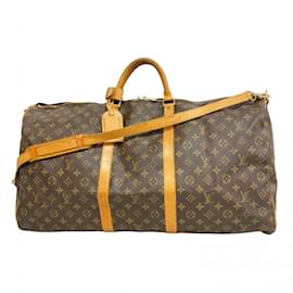 Louis Vuitton-Louis Vuitton Monogram Keepall Bandouliere 60-Brown