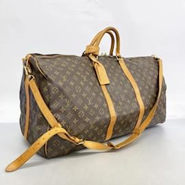 Louis Vuitton-Louis Vuitton Monogram Keepall Bandouliere 60-Brown