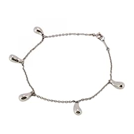 Tiffany & Co-Pulseira charm em forma de gota Tiffany em platina 950-Outro