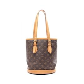 Louis Vuitton-Louis Vuitton Bucket PM Handbag-Brown