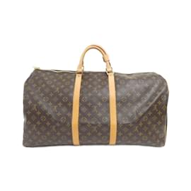 Louis Vuitton-Louis Vuitton Monogram Keepall 60cm Boston Bag-Brown