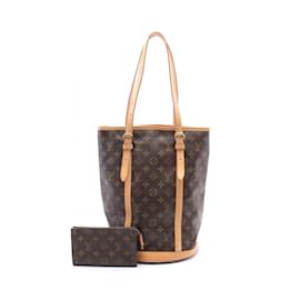 Louis Vuitton-Louis Vuitton Bucket GM Shoulder Bag-Brown,Monogram