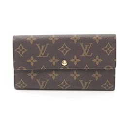 Louis Vuitton-Louis Vuitton Bi-Fold Long Wallet-Brown,Monogram
