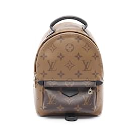 Louis Vuitton-Louis Vuitton Palm Springs Mini Monogram Reverse Rucksack-Brown