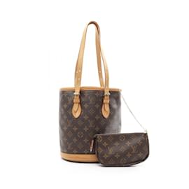 Louis Vuitton-Louis Vuitton Bucket PM Handbag-Brown