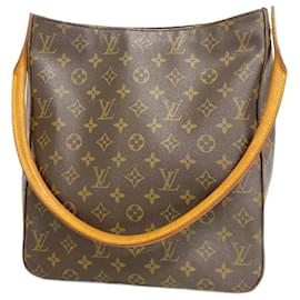 Louis Vuitton-Louis Vuitton Monogram Looping GM Shoulder Bag-Brown