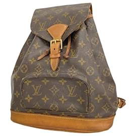 Louis Vuitton-Louis Vuitton Monogram Montsouris MM Backpack-Brown