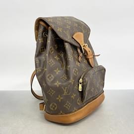 Louis Vuitton-Louis Vuitton Monogram Montsouris MM Backpack-Brown