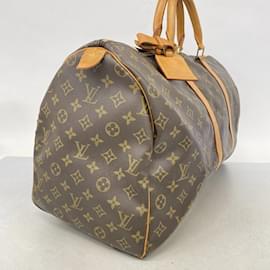 Louis Vuitton-Louis Vuitton Monogram Keepall 50 Boston Bag-Brown
