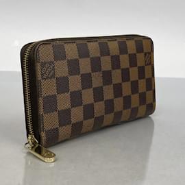 Louis Vuitton-Louis Vuitton Long Wallet Damier Zippy N60015 Ebene-Damier ebene