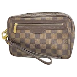 Louis Vuitton-Louis Vuitton Clutch Bag Damier Pochette Biem Macao N61739 Ebene-Damier ebene