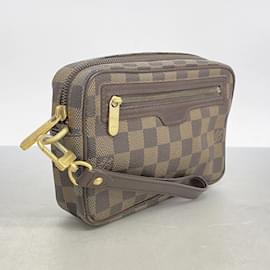 Louis Vuitton-Louis Vuitton Clutch Bag Damier Pochette Biem Macao N61739 Ebene-Damier ebene