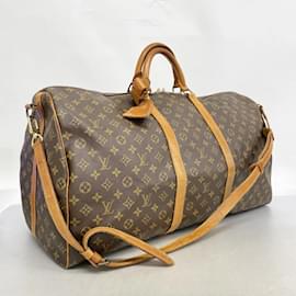 Louis Vuitton-Louis Vuitton Boston Bag Monogram Keepall Bandouliere 60-Brown