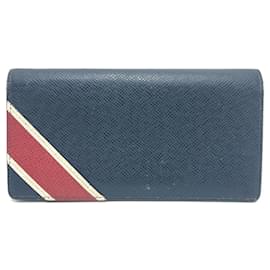 Louis Vuitton-Louis Vuitton Brazza Wallet-Navy blue
