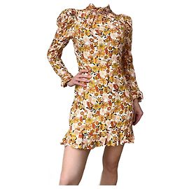 Robe Sandro Orange en Viscose Multicolore Orange