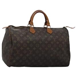 Louis Vuitton-LOUIS VUITTON Monogram Speedy 40 Hand Bag M41522 LV Auth MX252-Monogram
