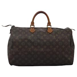 Louis Vuitton-LOUIS VUITTON Monogram Speedy 40 Hand Bag M41522 LV Auth MX252-Monogram