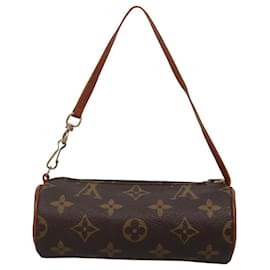Louis Vuitton-LOUIS VUITTON Monogram Papillon Pouch Vintage LV Auth ar13360-Monogram