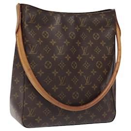 Louis Vuitton-LOUIS VUITTON Monogram Looping GM Shoulder Bag M51145 LV Auth sw291-Monogram