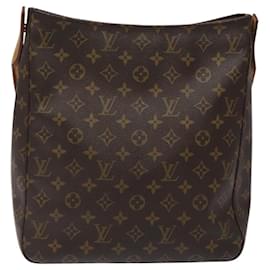 Louis Vuitton-LOUIS VUITTON Monogram Looping GM Shoulder Bag M51145 LV Auth sw291-Monogram