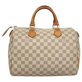Louis Vuitton-LOUIS VUITTON Damier Azur Speedy 30 Hand Bag N41533 LV Auth 117733-Other