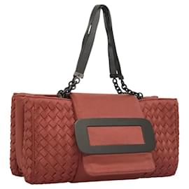 Autre Marque-BOTTEGA VENETA INTRECCIATO Hand Bag Leather Pink Auth 116526-Pink