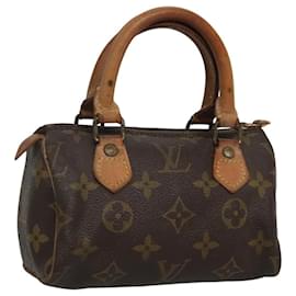 Louis Vuitton-LOUIS VUITTON Monogram Mini Speedy Hand Bag M41534 LV Auth 118376-Monogram