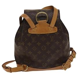 Louis Vuitton-LOUIS VUITTON Monogram Montsouris MM Backpack M51136 LV Auth 117152-Monogram