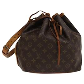 Louis Vuitton-LOUIS VUITTON Monogram Petit Noe Shoulder Bag M42226 LV Auth 117557-Monogram
