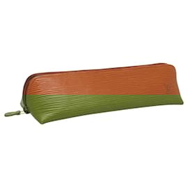 Louis Vuitton-LOUIS VUITTON Trousse Crayons Epi Marron M56548 LV Auth 117275-Marron