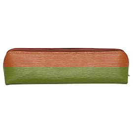 Louis Vuitton-LOUIS VUITTON Trousse Crayons Epi Marron M56548 LV Auth 117275-Marron