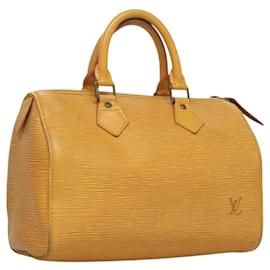 Louis Vuitton-LOUIS VUITTON Epi Speedy 25 Hand Bag Tassili Yellow M43019 LV Auth 117862-Other