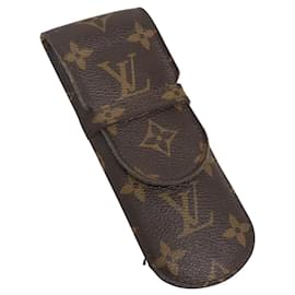 Louis Vuitton-LOUIS VUITTON Monogram Etui Stilo Pen Case M62990 LV Auth BA1215-Monogram
