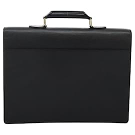 Louis Vuitton-LOUIS VUITTON Epi Serviette Conseiller Business Bag Black M54422 LV Auth 117643-Black