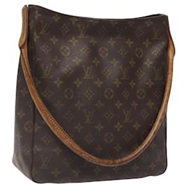 Louis Vuitton-LOUIS VUITTON Monogram Looping GM Shoulder Bag M51145 LV Auth 116530-Monogram