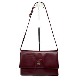Bolso de cuero vintage Givenchy 4G burdeos Burdeos