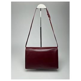 Givenchy-Vintage  Givenchy 4G leather bag burgundy-Dark red