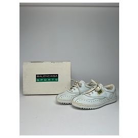 Baskets Vintage Balenciaga Blanches Blanc